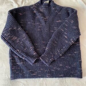 Varley boxy knit mock neck Albion knit sweater